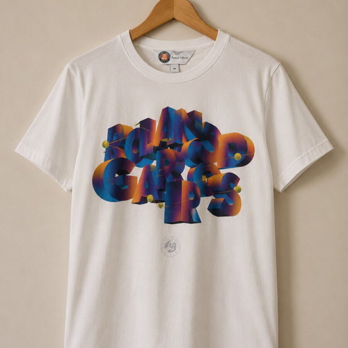 Roland Garros Signature Women's T-Shirt new, size M, white