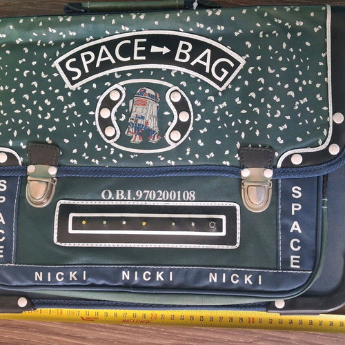 Vintage Space-Bag Nicki school bag new, retro sci-fi style