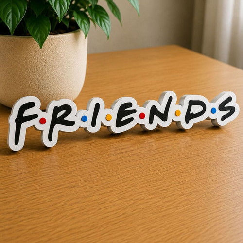 Friends Logo 3D Printed Decor New