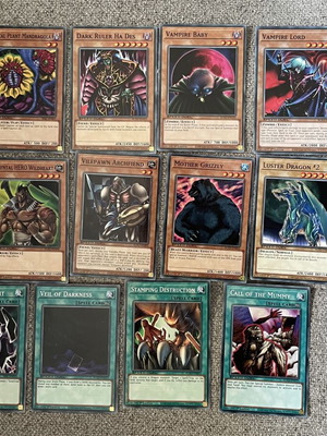 Yu-Gi-Oh cards 16 authentic 1st edition, EX condition