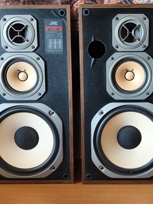 JVC S-PX5 Vintage 3-Way Bass Reflex Floor Speakers Like New