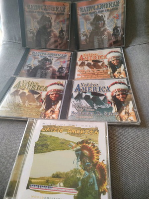 Πακέτο 7 CD Native American μεταχειρισμένα, πολύ καλή κατάσταση