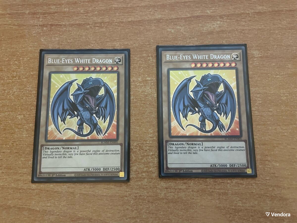 Yu-Gi-Oh! Cards Blue Eyes White Dragon new -  30,00 - Vendora.cy