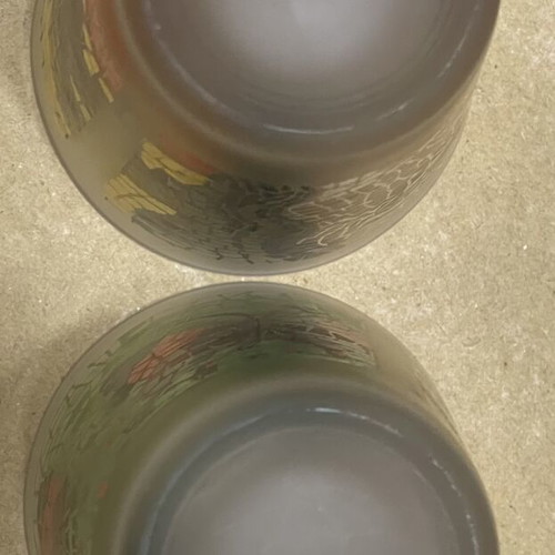 Collectible Lumidis Papagalos Water Glasses set of 3 like new