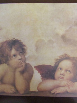 Painting new, printed artwork Raffaello Angels