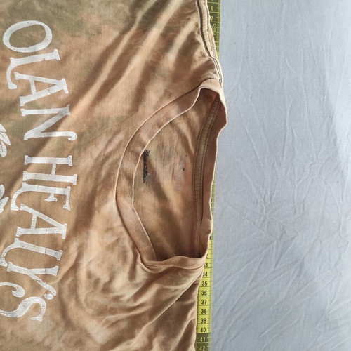 Old Navy Irish Themed Tie Dye Bleached Reworked Muscle Tee refurbished