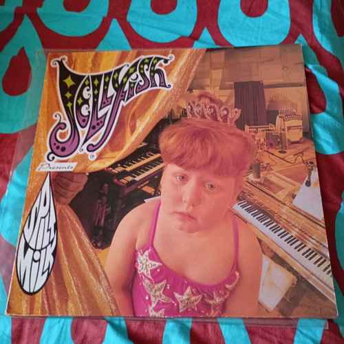 Jellyfish Spit Milk vinyl record used, rock genre, 1993 first edition