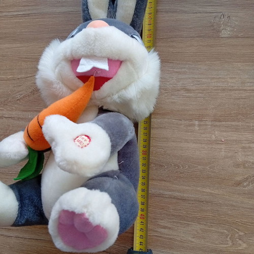 Plush rabbit used with broken mechanism