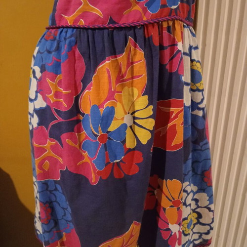 Next floral midi dress XL UK 14 100% cotton like new