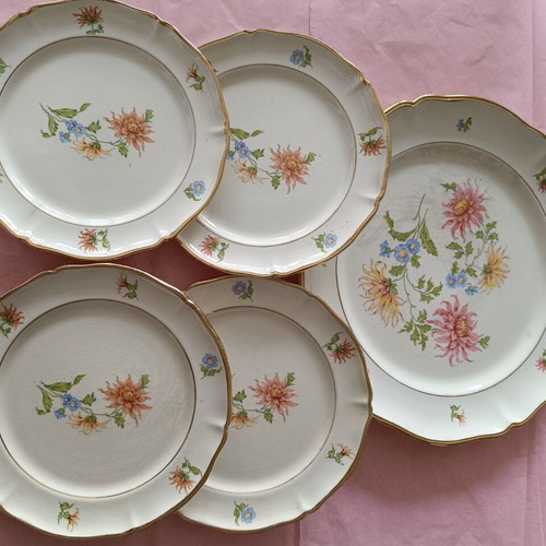 Villeroy & Boch vintage dessert plates set of 5 like new