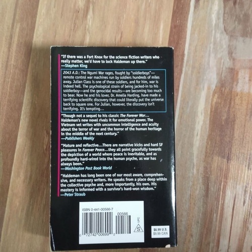 Forever Peace by Joe Haldeman used hardcover book