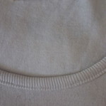 Edwin crop top, size S, white