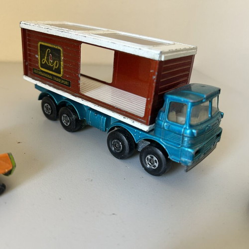 Old Matchbox and other toy cars