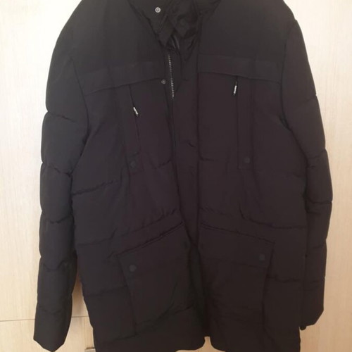 Double men's jacket 3XL new, black and gray
