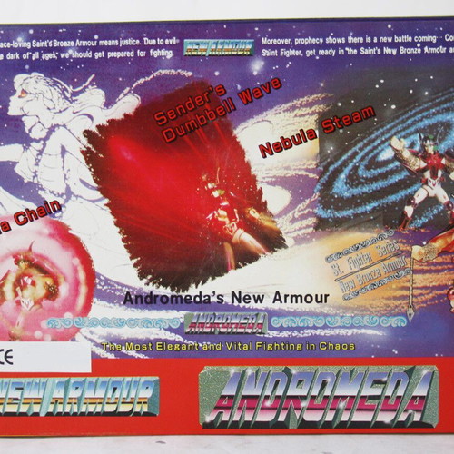 Vintage Saint Seiya Andromeda Armour die cast figure new, Taiwan