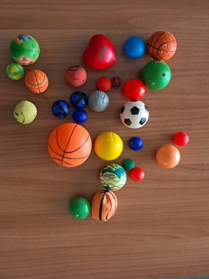 Balls used, pack