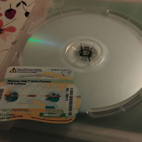 Windows Vista Home Premium 64-bit DVD like new