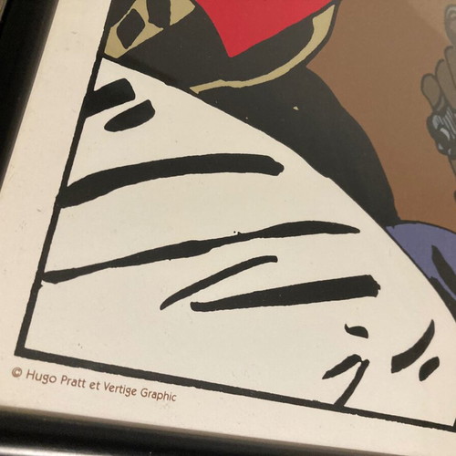 Hugo Pratt Corto Maltese 2 vintage silkscreen prints, 1990