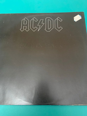 AC DC Back In Black vinyl used, metal