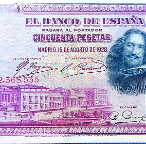 50 pesetas 1928  ( Spain Ισπανία)