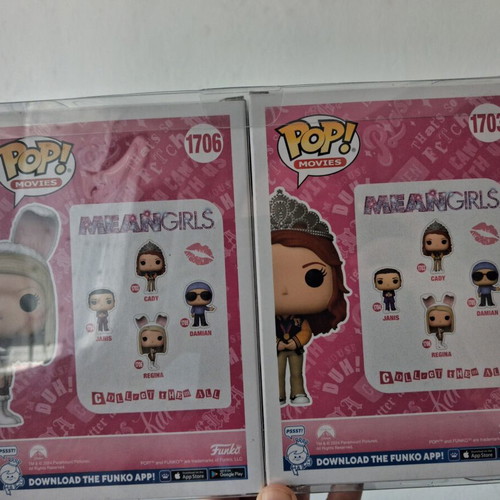 Funko POP Mean Girls Regina George 1706 and Cady 1703 set new
