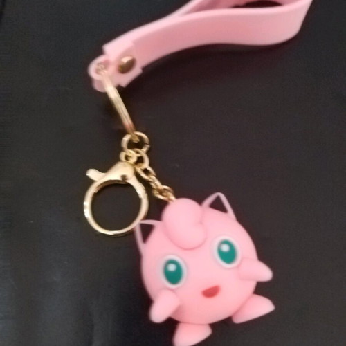 Pokemon keychain new pink multicolor