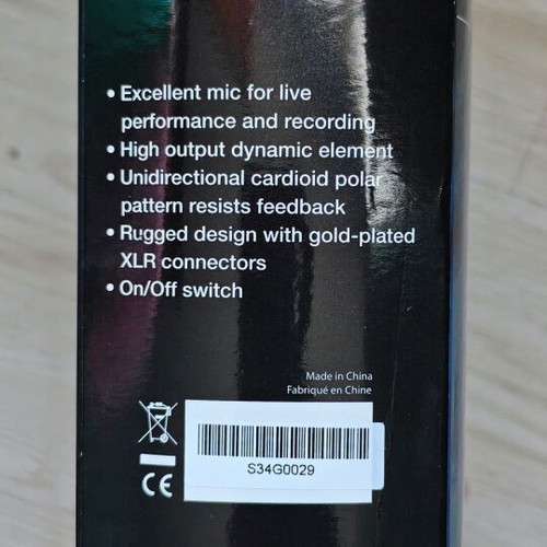 Samson R21 dynamic cardioid microphone set of 3, new