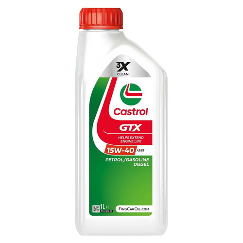 Castrol GTX 15W40 A3/B3 1L new engine oil lubricant