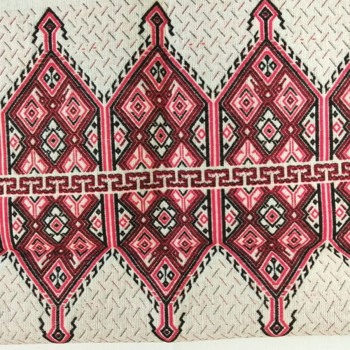 Cretan handmade woven textile unused, elongated