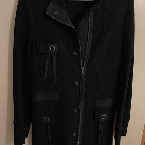 Wool coat Oak like new, black, size M