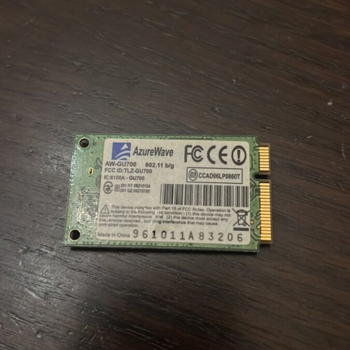 AzureWave AW-GU700 Laptop WiFi Card used, Realtek RTL8187L