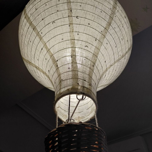 Zara Home Hot Air Balloon Lamp like new with stars