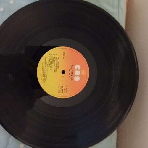 Fastway All Fired Up vinyl record like new, rock