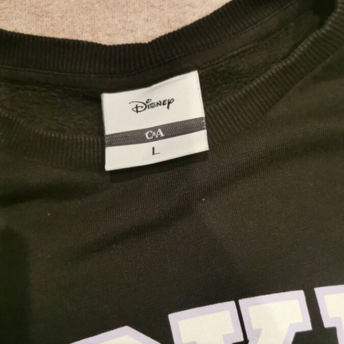 Disney sweatshirt used, size L, black