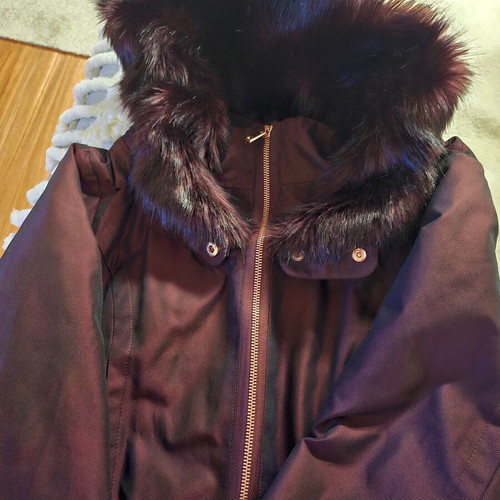 Ted Baker anorak burgundy like new, size M 38 10 UK