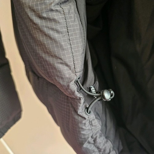 Superdry longline puffer like new, gray, size M