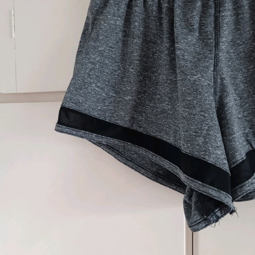Running shorts like new, gray, sizes S/M