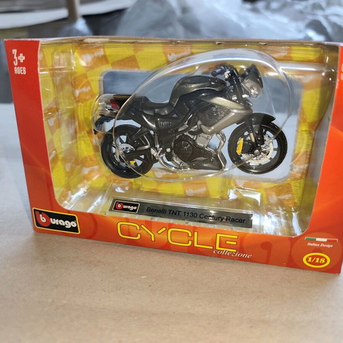 Bburago Benelli TNT 1130 Motorcycle Miniature 1:18 Scale New