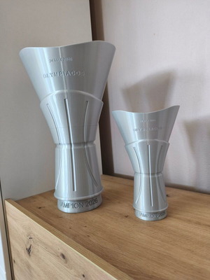 3D Printed EuroLeague Trophy Olympiacos Champion 2025/26 Large 41 cm