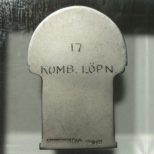 1928 Junior-Masterskap award medal silver used