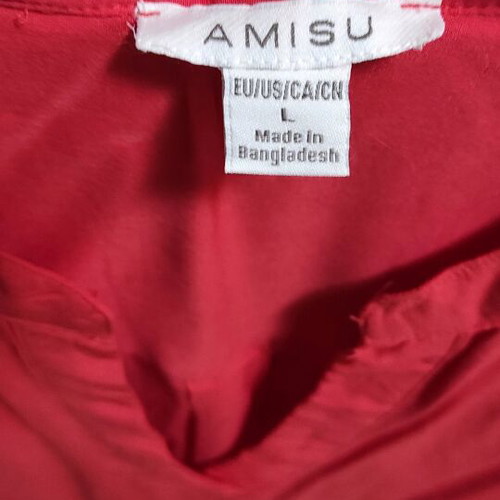 Amisu pink blouse size L like new