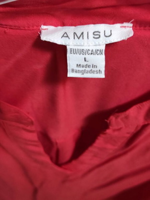 Amisu pink blouse size L like new