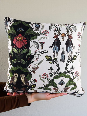 William Morris Deer Handmade Decorative Pillowcase new