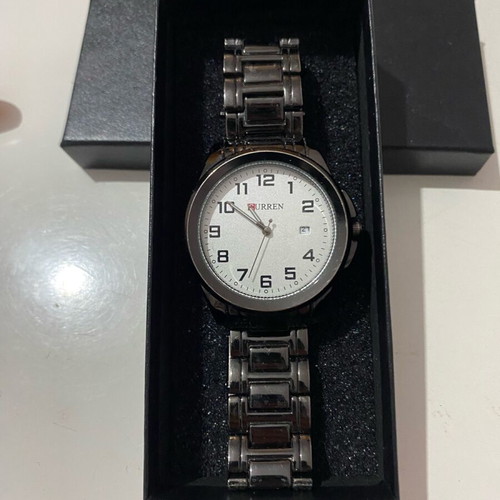 Curren men's watch like new, black