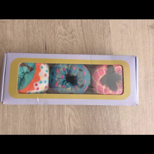 Donut socks, pack of 6, multicolor