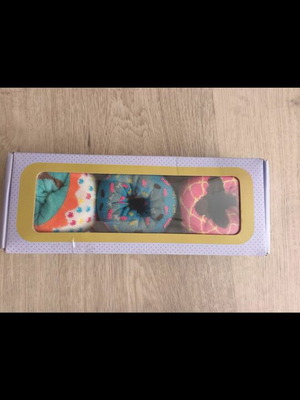Donut socks, pack of 6, multicolor