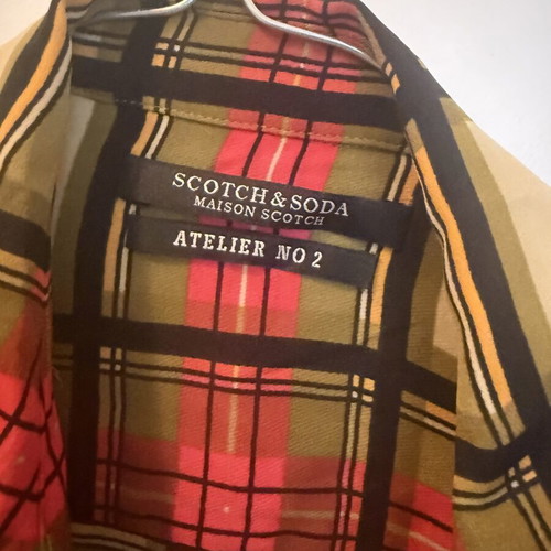Scotch & Soda women's plaid shirt like new, multicolor, XS
