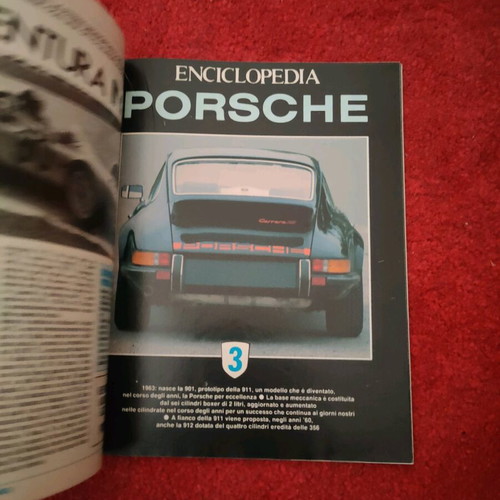 Porsche Enciclopedia 1987 like new, Italian edition, rare