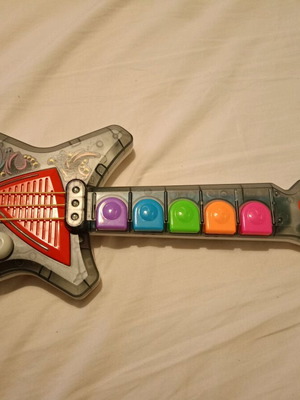 Little Tikes electronic guitar used