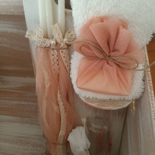 Baptism set for girl new, complete unused